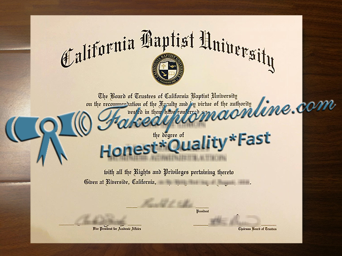 California Baptist University degree