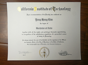 California Institute of Technology degree
