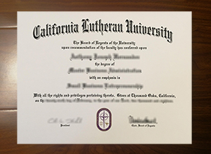 California Lutheran University diploma