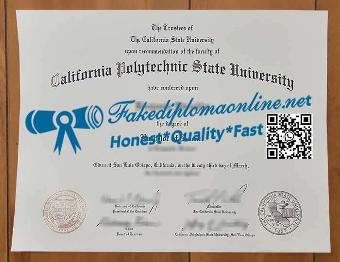 California Polytechnic State University degree