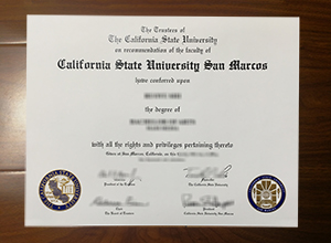 Cal State San Marcos diploma