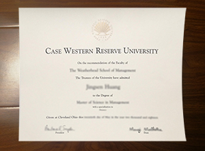 Case Western Reserve University degree