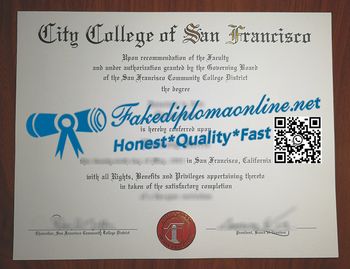 City College of San Francisco degree