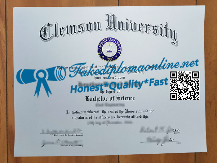 Clemson University degree