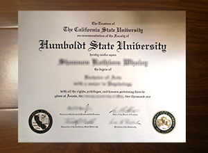 Humboldt State University diploma