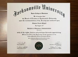 Jacksonville University diploma