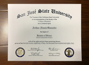 San Jose State University diploma