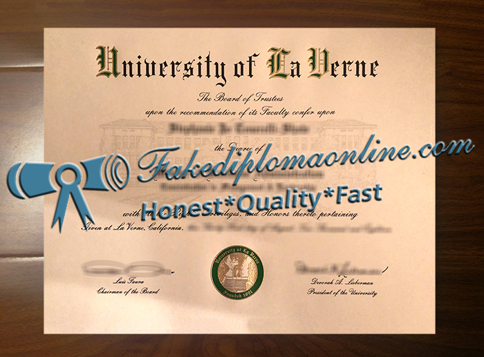 University of La Verne degree