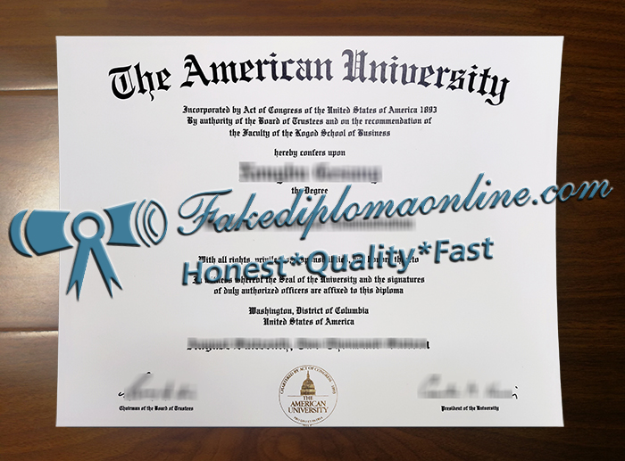 American University degree