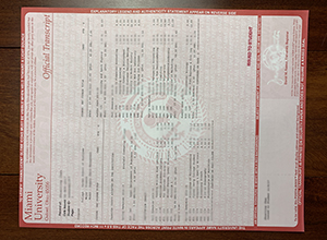 Miami University transcript