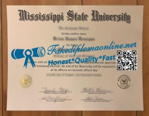 Mississippi State University diploma