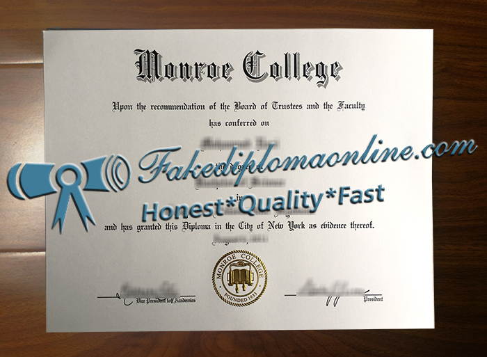 Monroe College degree