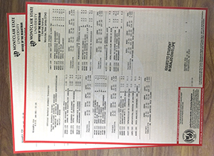 Montclair State University transcript