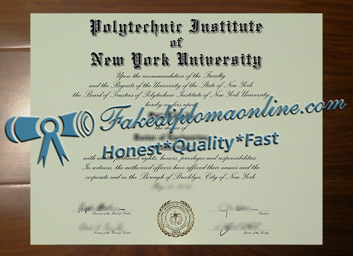 Polytechnic Institute Of New York University degree