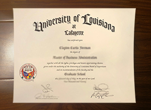 University of Louisiana at Lafayette degree