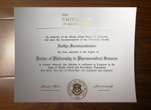 University of Rhode Island diploma