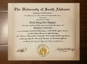 University of South Alabama degree