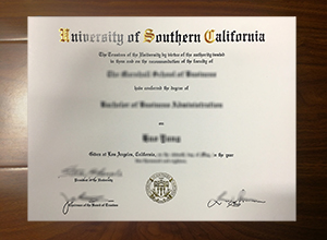 University of Southern California diploma