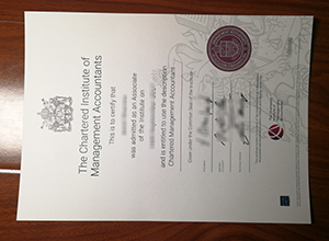 CIMA certificate