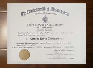 Massachusetts CPA license