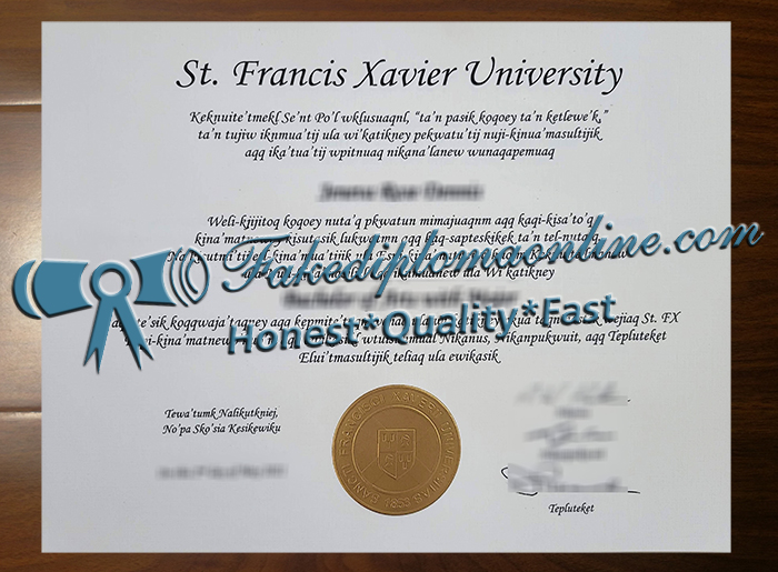 St. Francis Xavier University degree