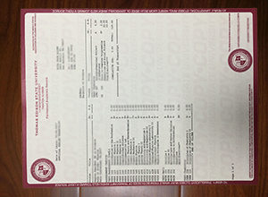 Thomas Edison State University transcript