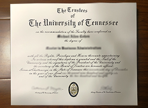 University of Tennessee diploma