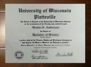 University of Wisconsin-Platteville diploma