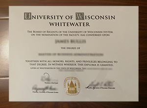 University of Wisconsin–Whitewater diploma