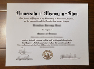 University of Wisconsin–Stout diploma