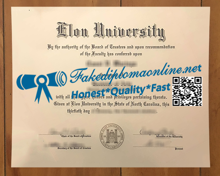 Elon University degree