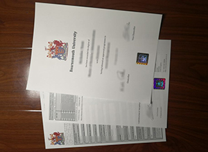 Bournemouth University diploma and transcript