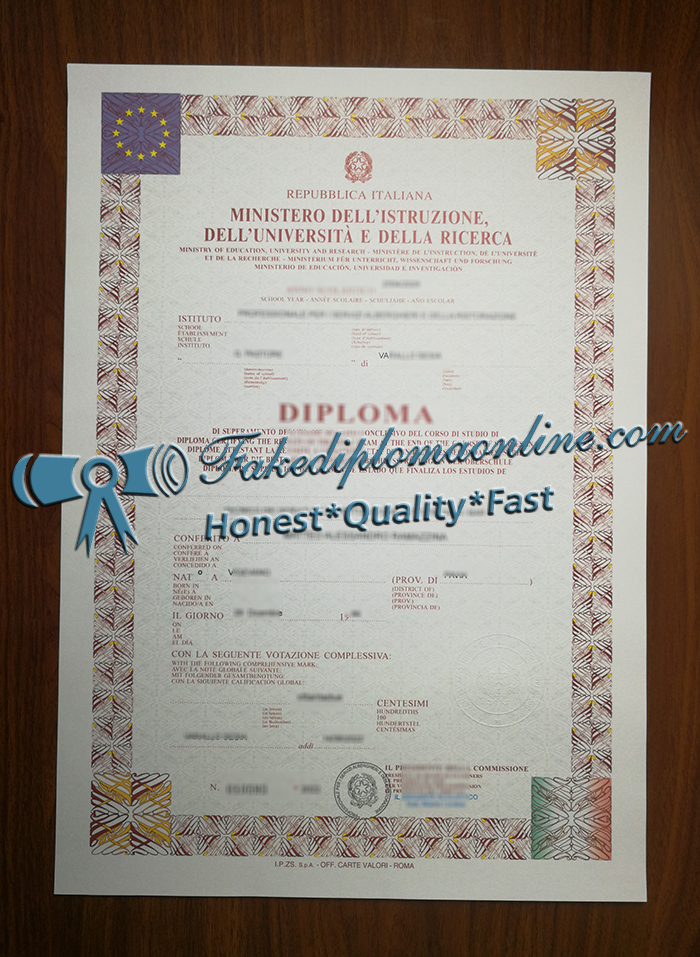 Ministero dell'istruzione diploma