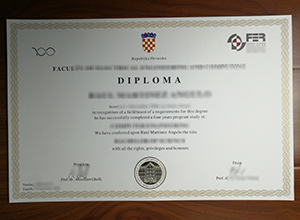 University of Zagreb diploma