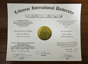Lebanese International University diploma