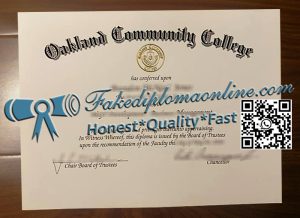 Oakland Community College degree