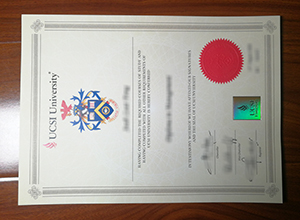 UCSI University diploma