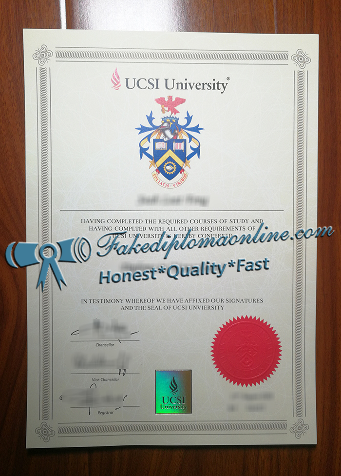 UCSI University degree