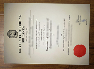 University of Ruhuna degree