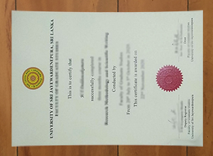 University of Sri Jayewardenepura degree