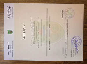 University of Jordan diploma