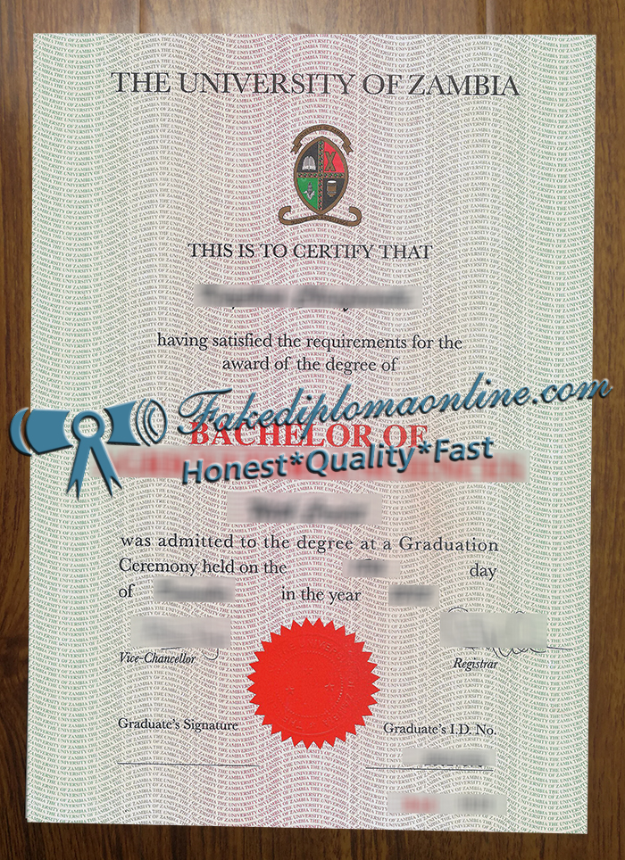 University of Zambia degree