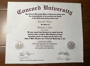 Concord University degree