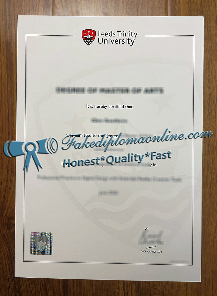 Leeds Trinity University diploma