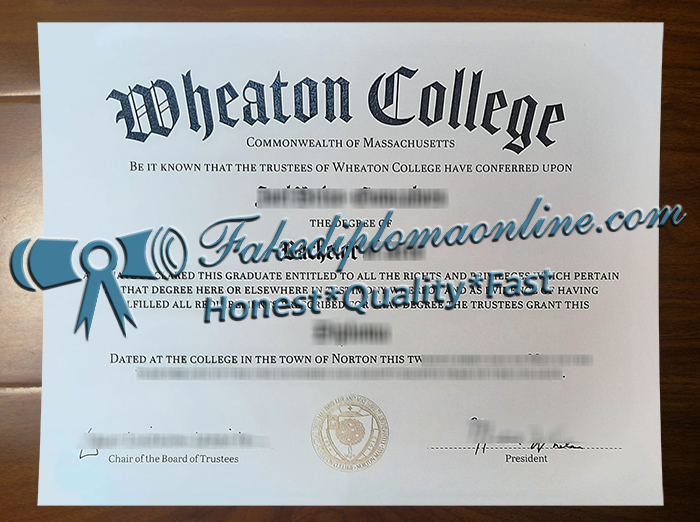 Wheaton College diploma