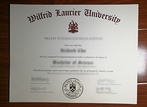 Wilfrid Laurier University diploma