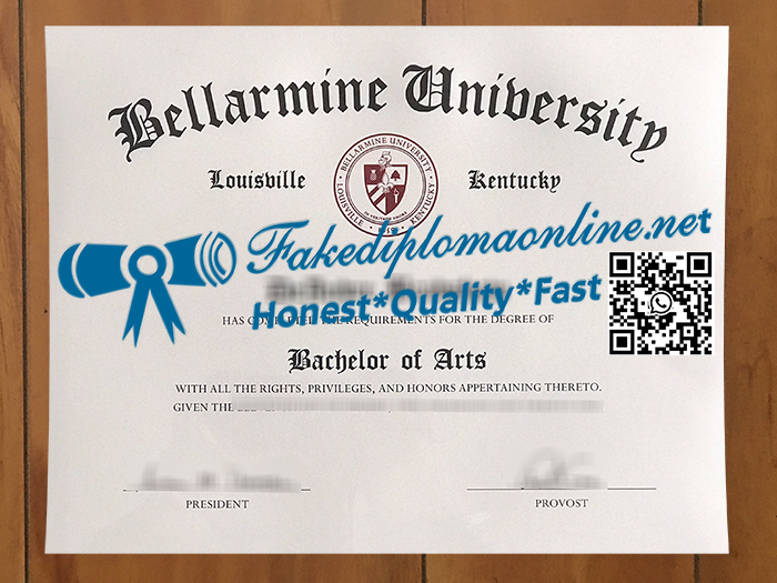 Bellarmine University diploma