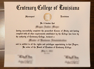 Centenary College of Louisiana degree