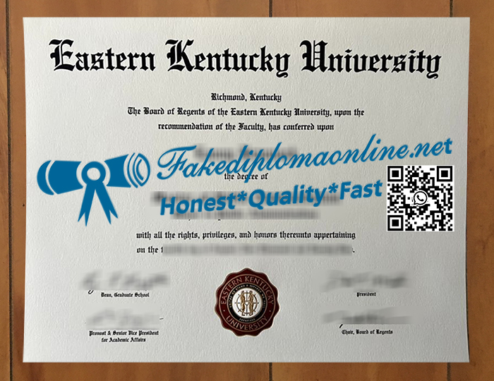 Eastern Kentucky University degree