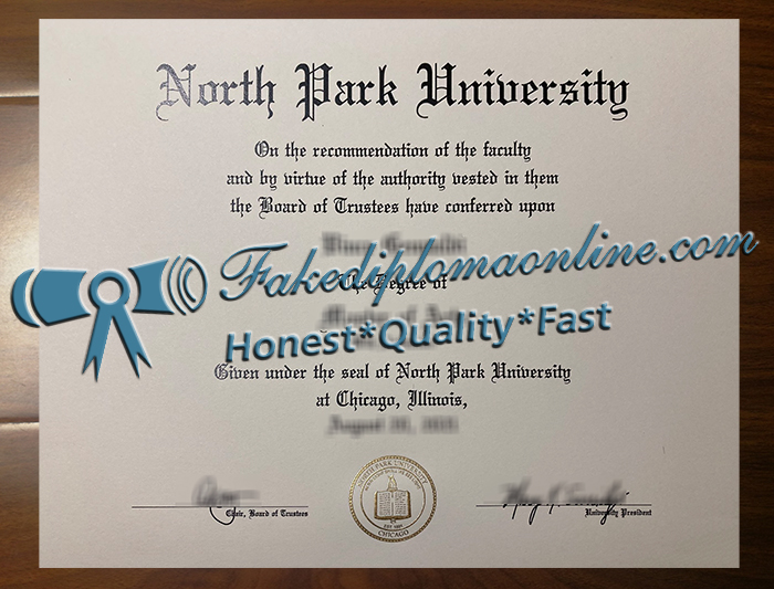 North Park University diploma
